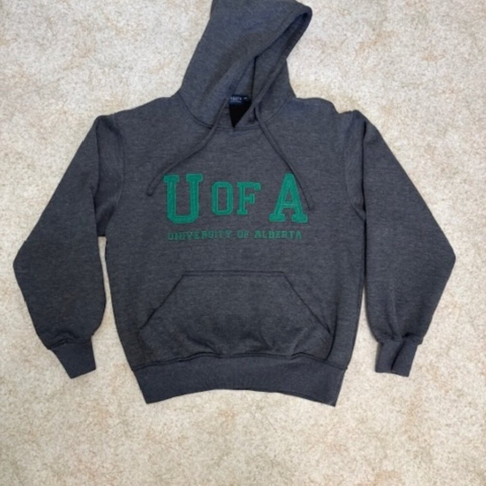 University of Alberta Hoodie - Grey - Unisex Small